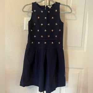 J. Crew girls navy dress size 12